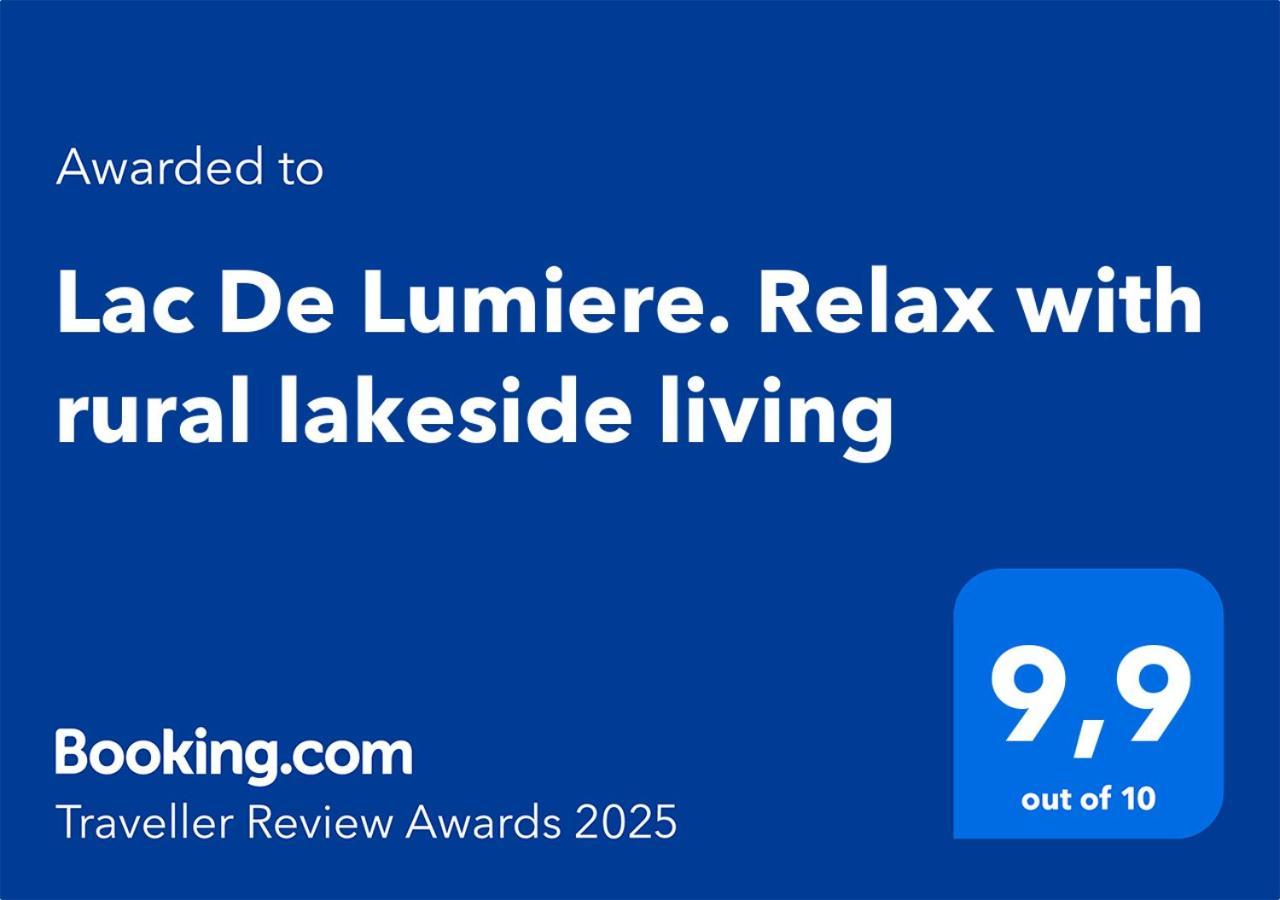 Lac De Lumiere. Relax With Rural Lakeside Living Herry Extérieur photo